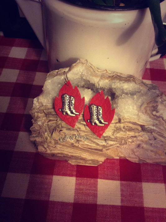 Cowboy Boot Earrings