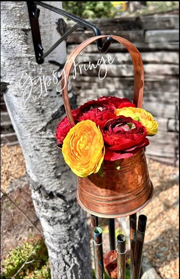 Forever Roses Copper Tea Pot Chime